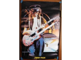 Jimmy Page 1972 Vintage Poster Poster Systems London England
