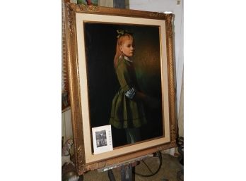Original Scott Duncan Oil On Canvas Framed - Portrait - Reference Card Included