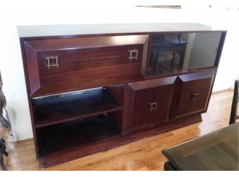 Vintage Solid Wood Oriental Style Credenza/sideboard