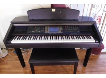 Yamaha Clavinova CVP-208 Digital Piano With Rosewood Finish - Piano Bench/Sheet Music / Receipt Included