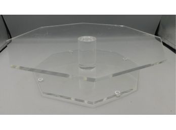 Vintage Lucite Cake Stand