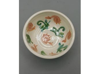 Ceramic Glazed Hand Painted Bowl