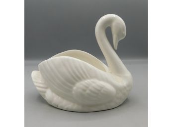 Vintage Ceramic Swan Style Decor