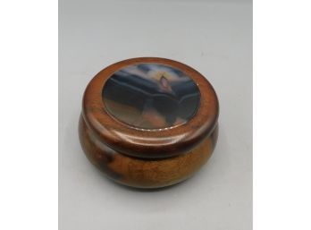 Solid Wood Trinket Box - Made In Brazil