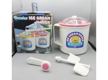 Vintage Nikkal Industries Donvier Ice Cream Maker #2548 With Box