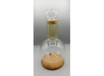 Creative Glass - Decanter With Cork Top Lid With Cork Mat Included