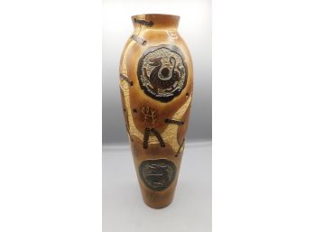 Handmade Stoneware Vase Made In Greece