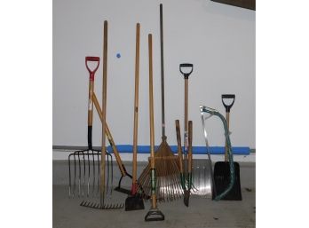 Assorted Lot Of Garden Tools - 10 Total