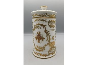 Vintage Porcelain Jar With Lid