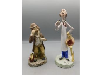 Vintage Ceramiche Doctor Figurines