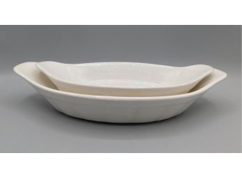 Ceramic Serving Dishes - Set Of Two