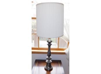 Chrome Brushed Tall Table Lamp