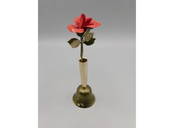 Metal Rose Decorative Brass Bell