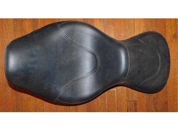 Harley Davidson Motorcycle Seat With Additional Seat Back