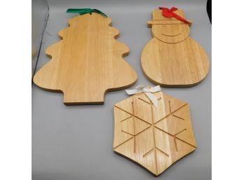 Dansk Winter Cutting Board Set - Set Of Three