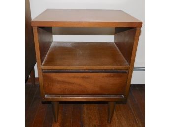 Mid-Century Modern  Bed Side Night Table With Drawer