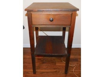 Wooden Vintage Bed Side Night Table