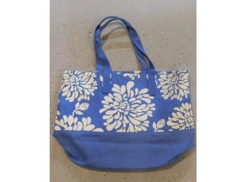 Barnes And Noble Booksellers Floral Pattern Tote Bag