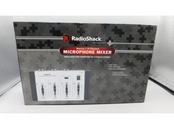 RadioShack Stereo 4-channel Microphone Mixer With Box