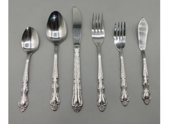Imperial Stainless Steel Flatware Set - 77 Pieces Total