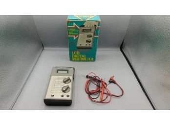 Vintage Micronta LCD Digital Multi-meter With Box