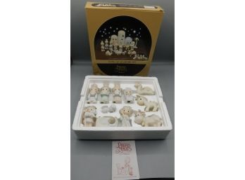 Precious Moments Miniatures - Mini Nativity Porcelain Figurines - Box Included #e-2935