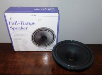 Radio Shack Full Range Speaker With Box