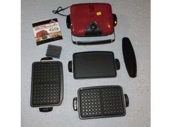 George Foreman Grill With Accessories Included - Model GRP90WGR