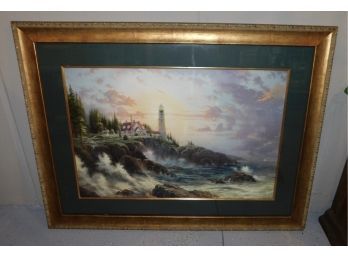 Thomas Kinkade - Seaside Memories IV - Lithograph Framed # 1922/2850 With Certificate Of Authenticity
