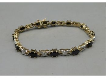 Gold Plated Costume Jewelry Rhinestone Bracelet