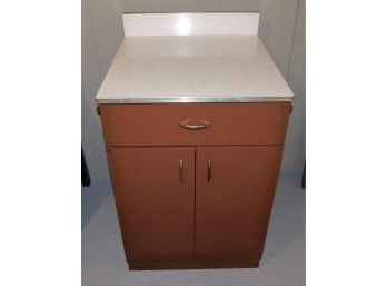 Vintage Raymar Cabinets - Metal Storage Cabinet With Formica Top