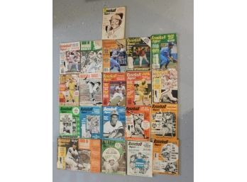 Vintage Baseball Digest Magazines - 21 Total