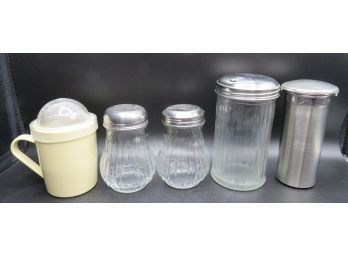 Glass, Stainless And Plastic Kitchen Containers - Assorted Set Of 5