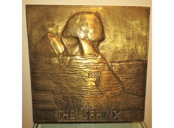The Sphinx Gold-tone Metal Wall Decor