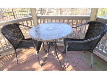 Bistro Set - Round Table With 2 Chairs