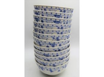 Xing Ming Porcelain Soup/rice Bowls - Set Of 12