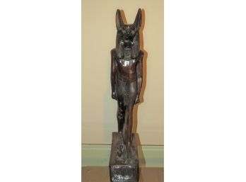 Anubis, God Of The Egyptian Realm Wood Statue