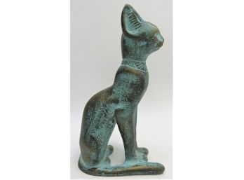 Metal Egyptian Cat Figurine