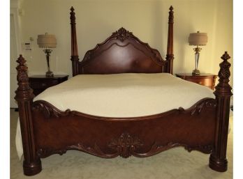 Pulaski Furniture King Size Wood Headboard/footboard & Frame
