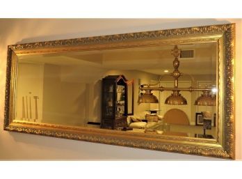 Gold-tone Framed Rectangular Wall Mirror