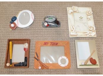 Baseball Themed Decorative Picture Frames