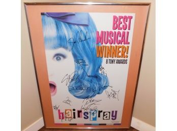 Signed Hairspray Framed Poster