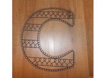 'C' Wire Picture Holder Wall Decor