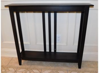 Dark Wood Side Accent Table