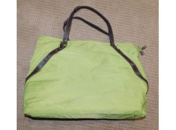 Sondra Roberts Lime Green Oversized Handbag