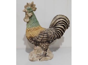 Large Decorative Rooster Statue