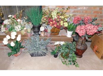 Faux Potted Plants - Assorted Lot