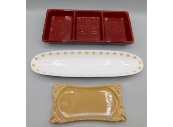California Pantry & Front Of House Appetizer Dishes - Set Of Three