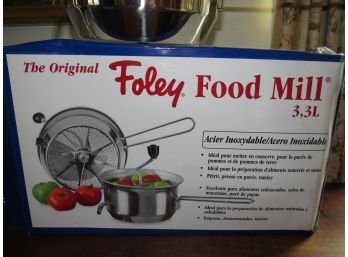 The Original Foley Food Mill 3.5 Quart - In Original Box