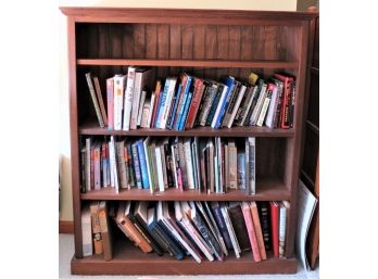 4-shelf Wood Bookcase